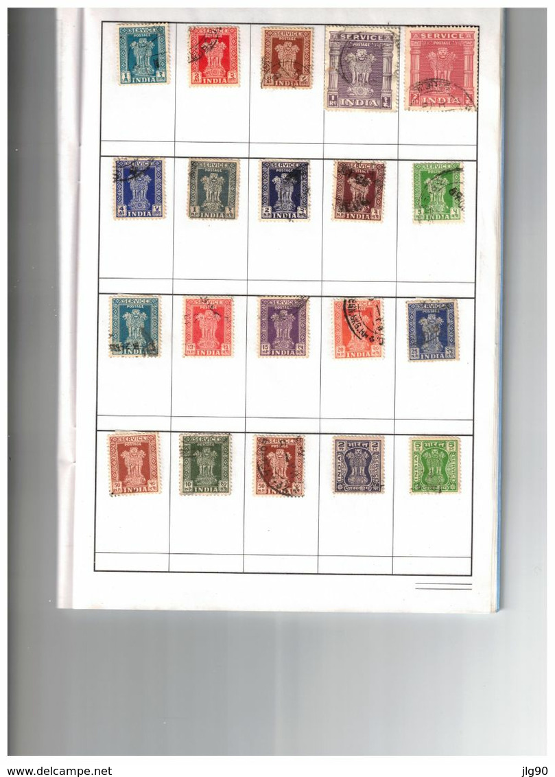 India 310 used stamps