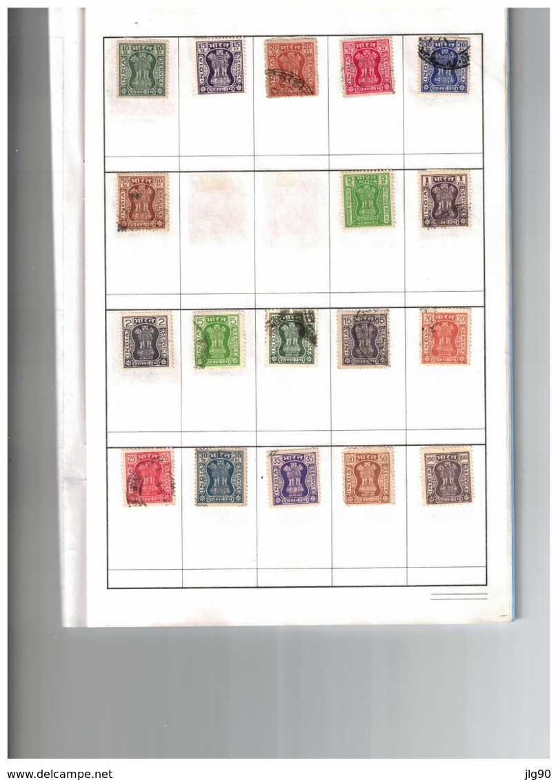 India 310 used stamps