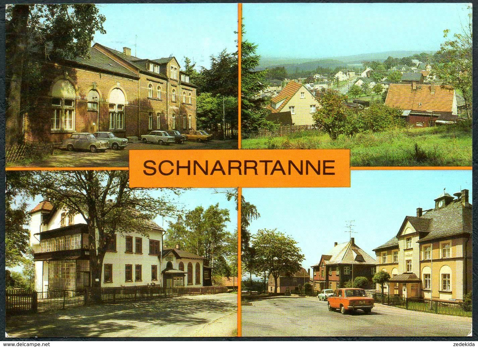 E0095 - Schnarrtanne  - Bild Und Heimat Reichenbach - Stempel Fehlgeleitet  Postleitzahl PA Zwickau - Auerbach (Vogtland)