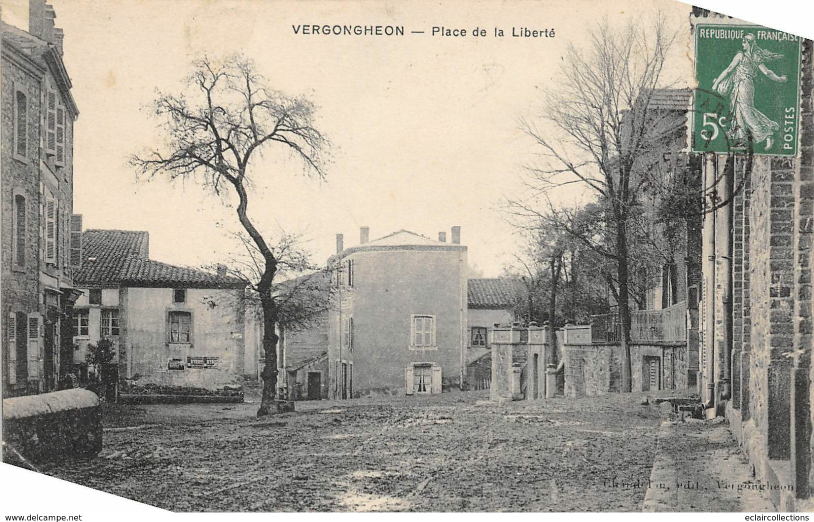 Vergongheon          43        Place De La Liberté         (voir Scan) - Monistrol Sur Loire