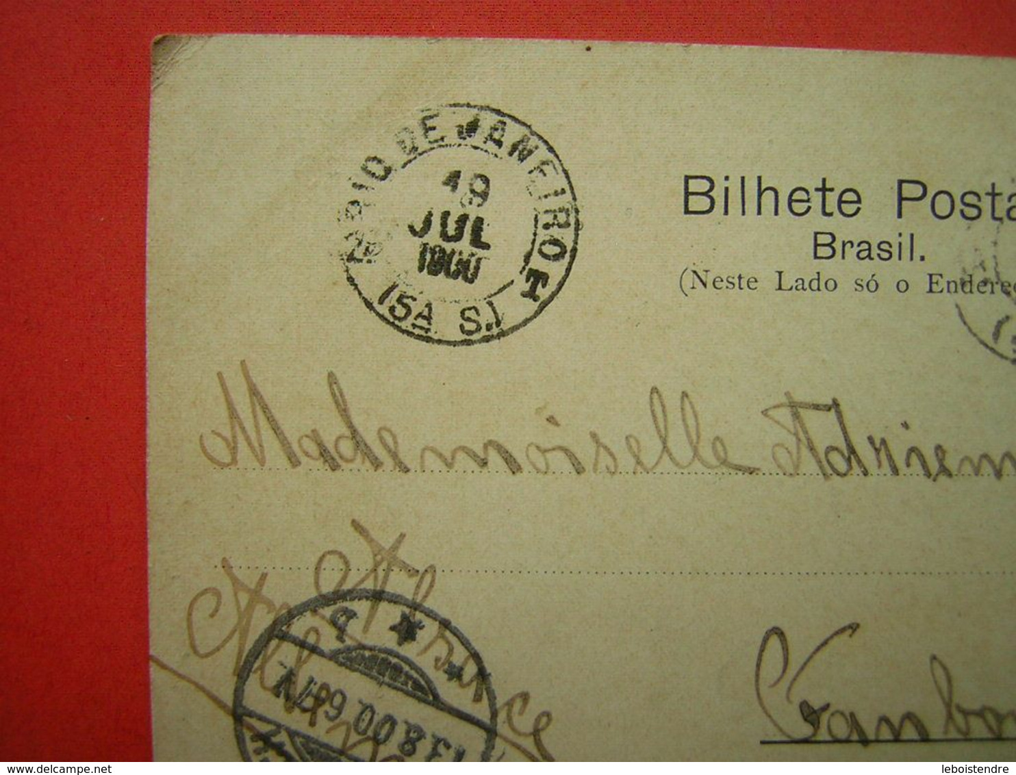 CPA  DOS SIMPLE  GRUSS AUS LEMBRANCA DE BLUMENAU    VOYAGEE 1900 TIMBRE - Florianópolis