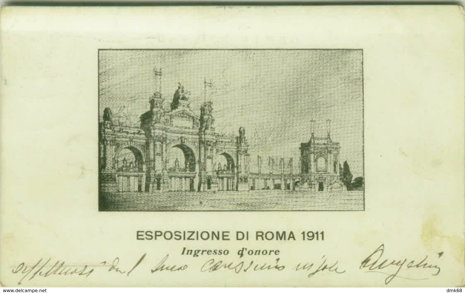ROMA - ESPOSIZIONE 1911 - INGRESSO D'ONORE - SPEDITA 1911 (5679) - Mostre, Esposizioni
