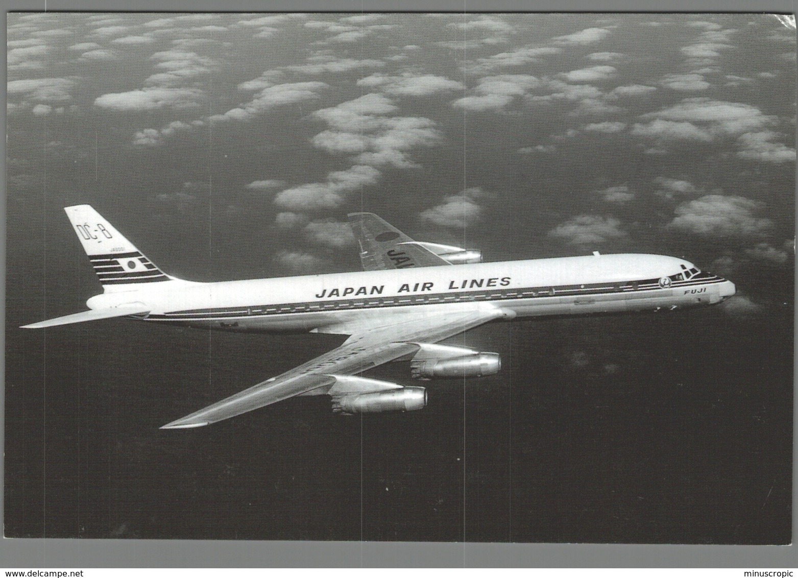 CPM Avion - JAL - Japan Airlines - Douglas DC-8-32 - Fuji - 1946-....: Ere Moderne