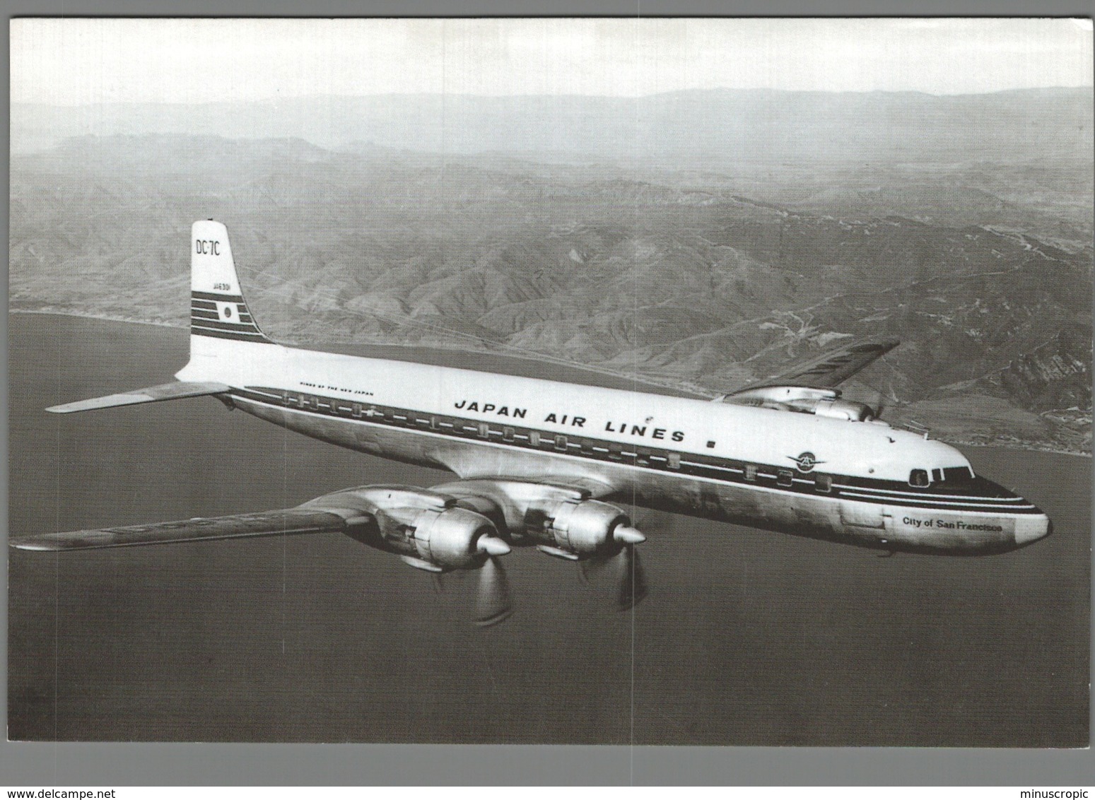 CPM Avion - JAL - Japan Airlines - Douglas DC-7C - City Of San Francisco - 1946-....: Ere Moderne