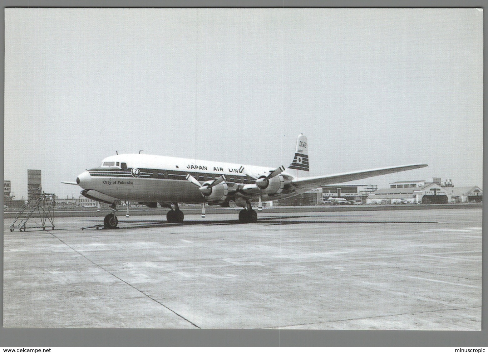 CPM Avion - JAL - Japan Airlines - Douglas DC-6B - City Of Fukuokao - 1946-....: Ere Moderne