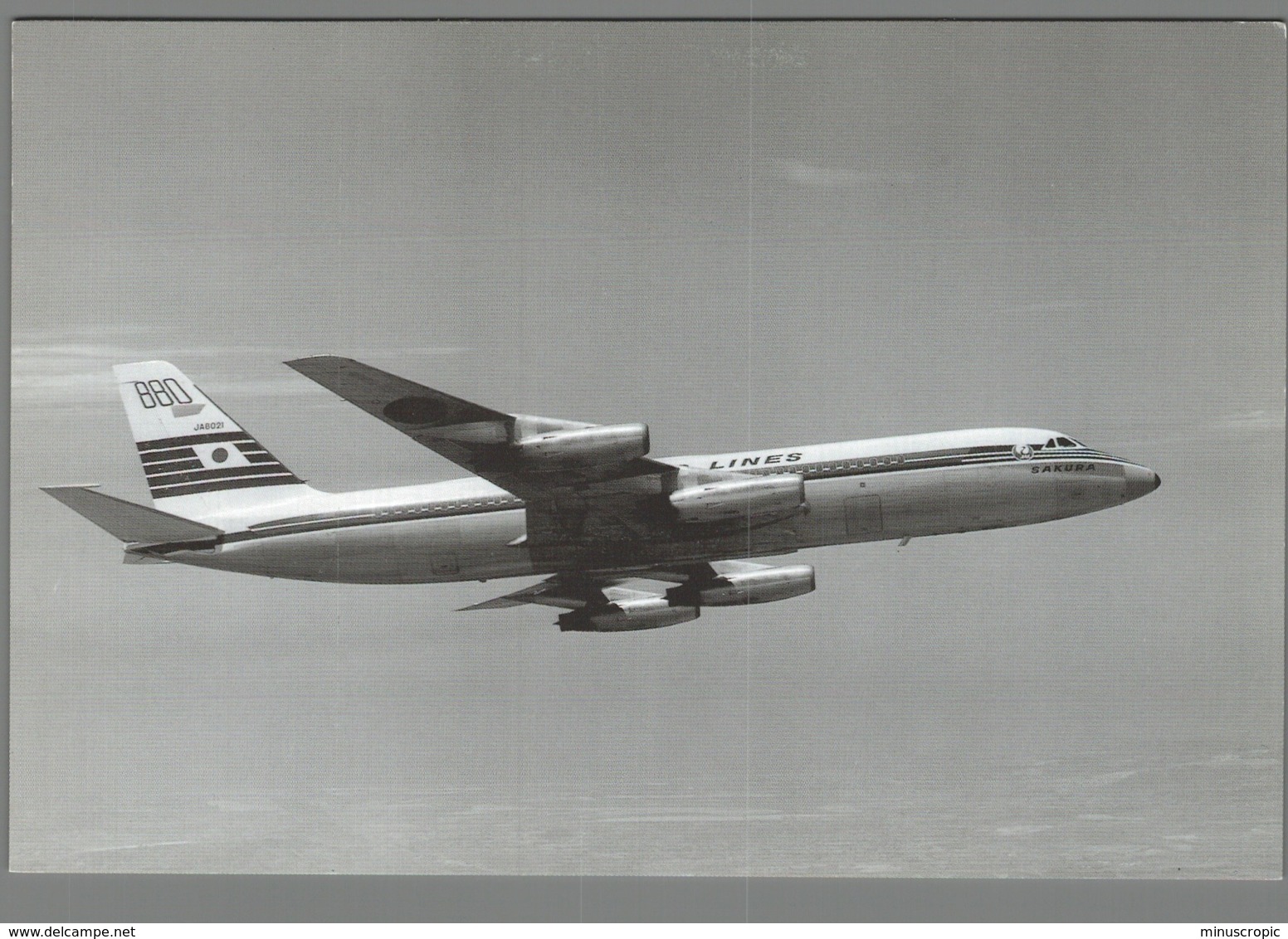 CPM Avion - JAL - Japan Airlines - Convair 880 Sakura - 1946-....: Ere Moderne