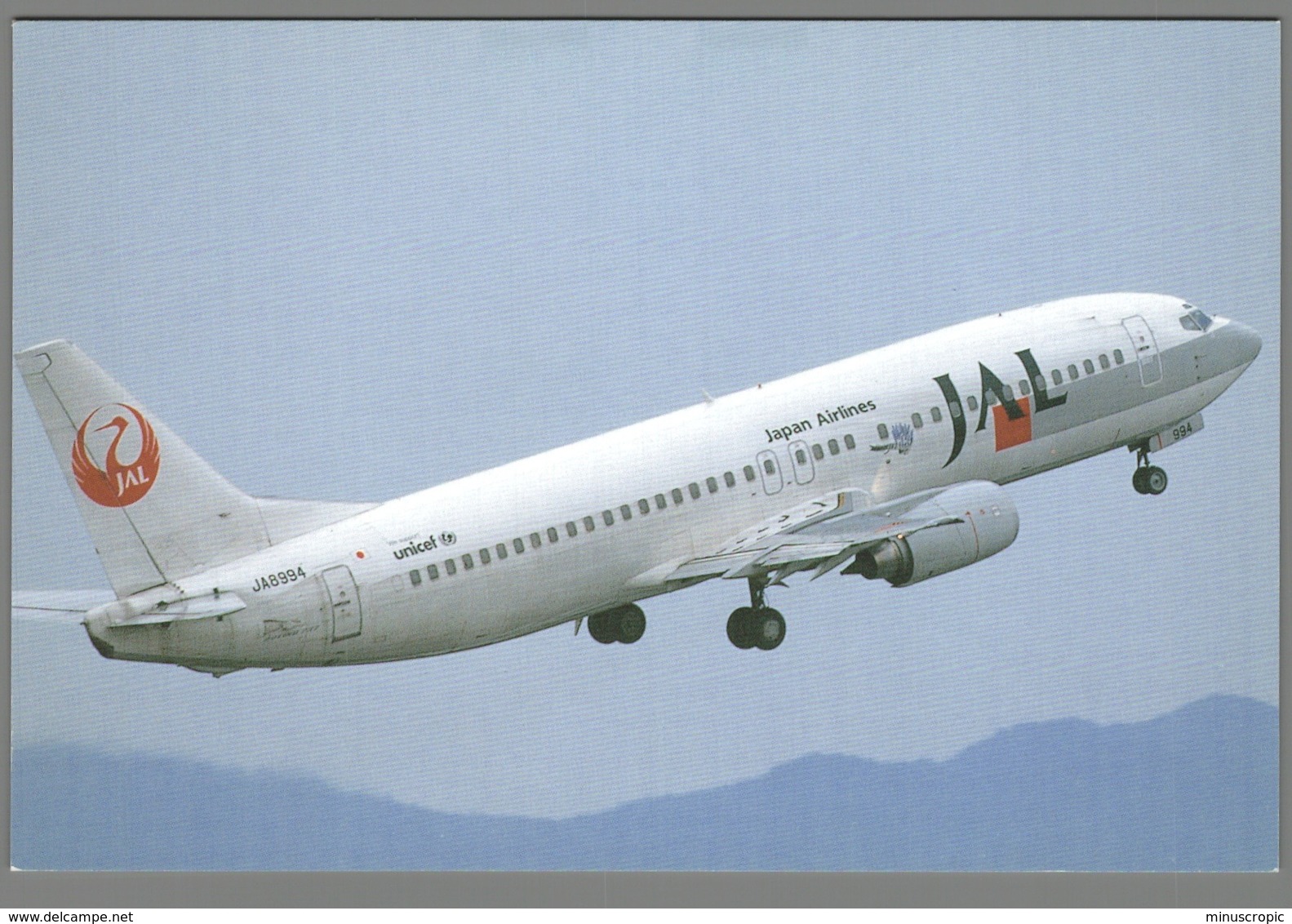 CPM Avion - JAL - Japan Airlines - Boeing 737-400 Flowet Jet - 1946-....: Ere Moderne