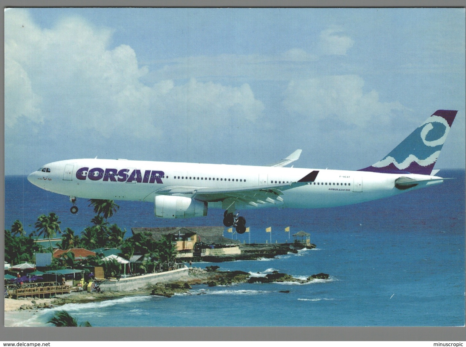 CPM Avion - Corsair - Airbus A330-243 - Saint Martin 2005 - 1946-....: Ere Moderne