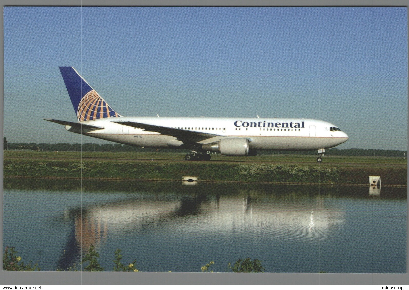 CPM Avion - Continental - Boeing 767-224 - 1946-....: Ere Moderne