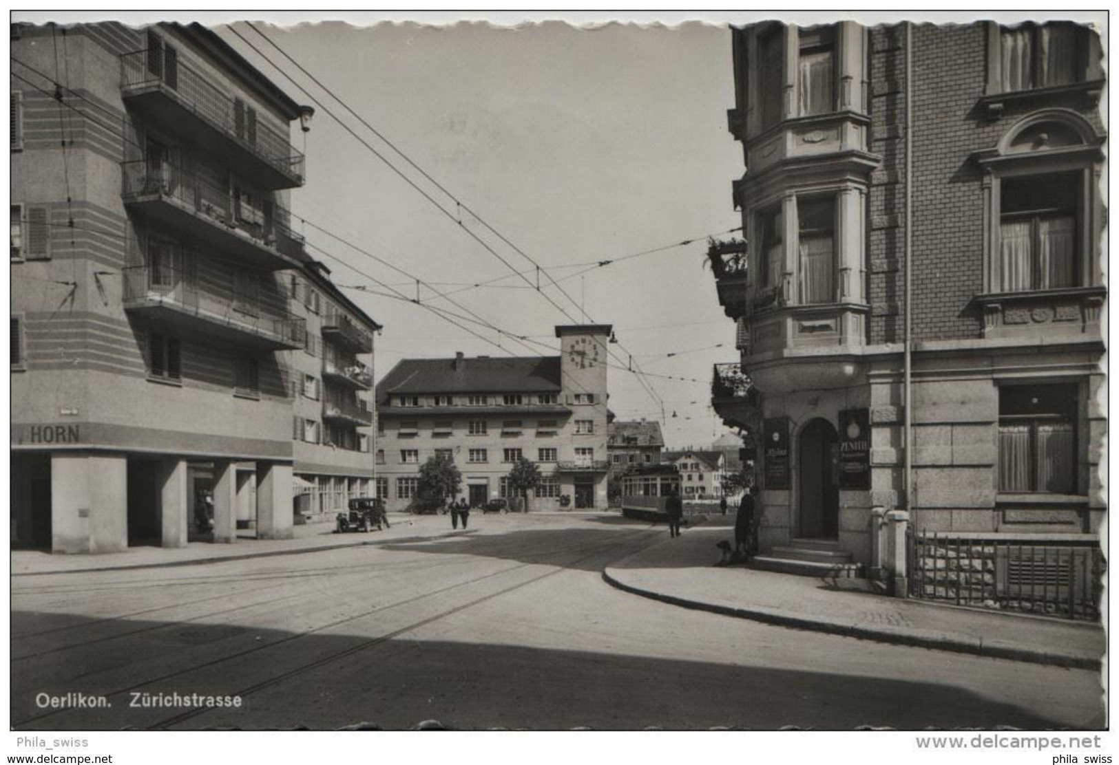 Oerlikon - Zürichstrasse Tramway Oerlikon - Zürichstrasse Tram - Photoglob No. 1900 - Oerlikon