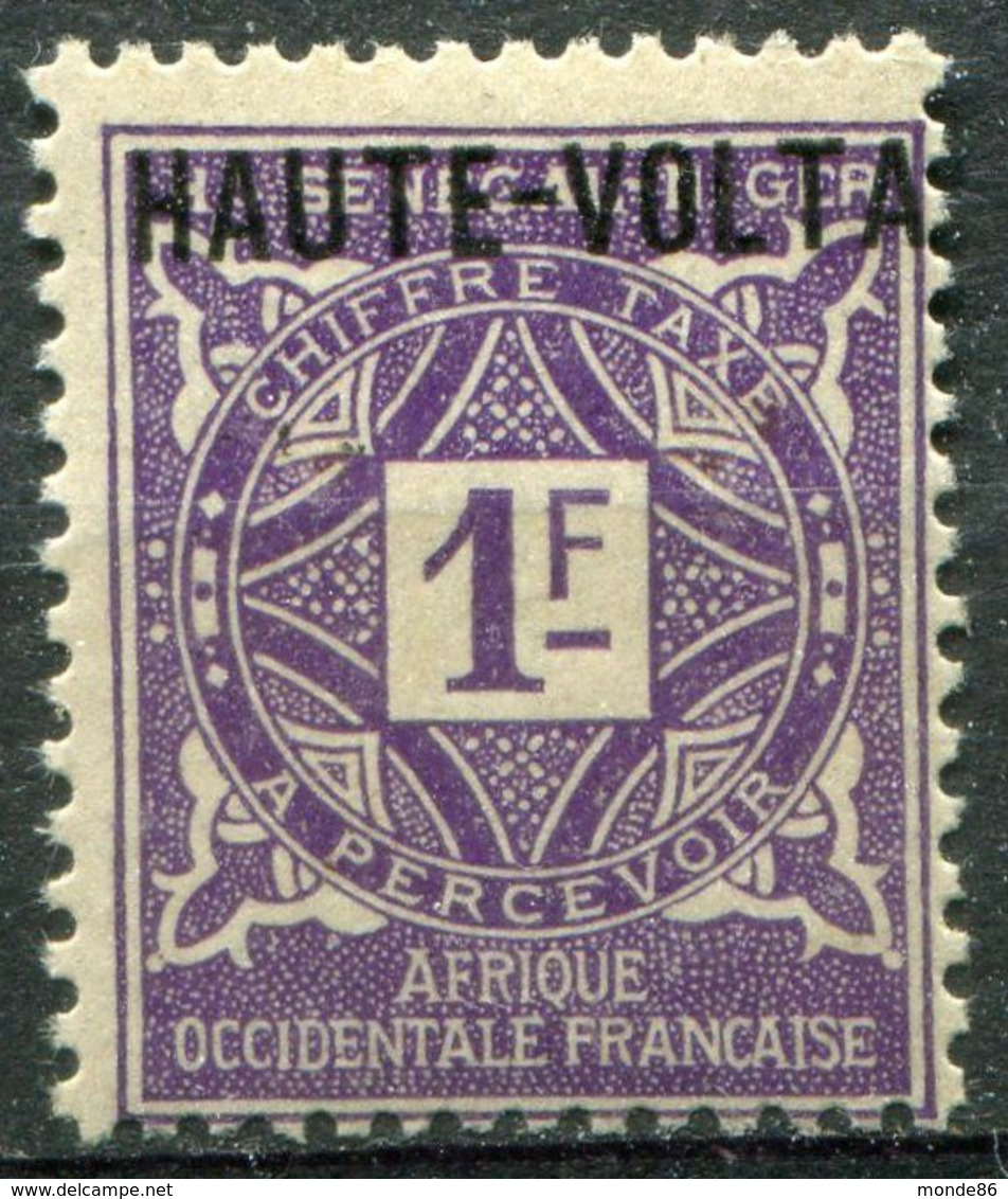 HAUTE-VOLTA - Y&T  N° 8 * - Postage Due