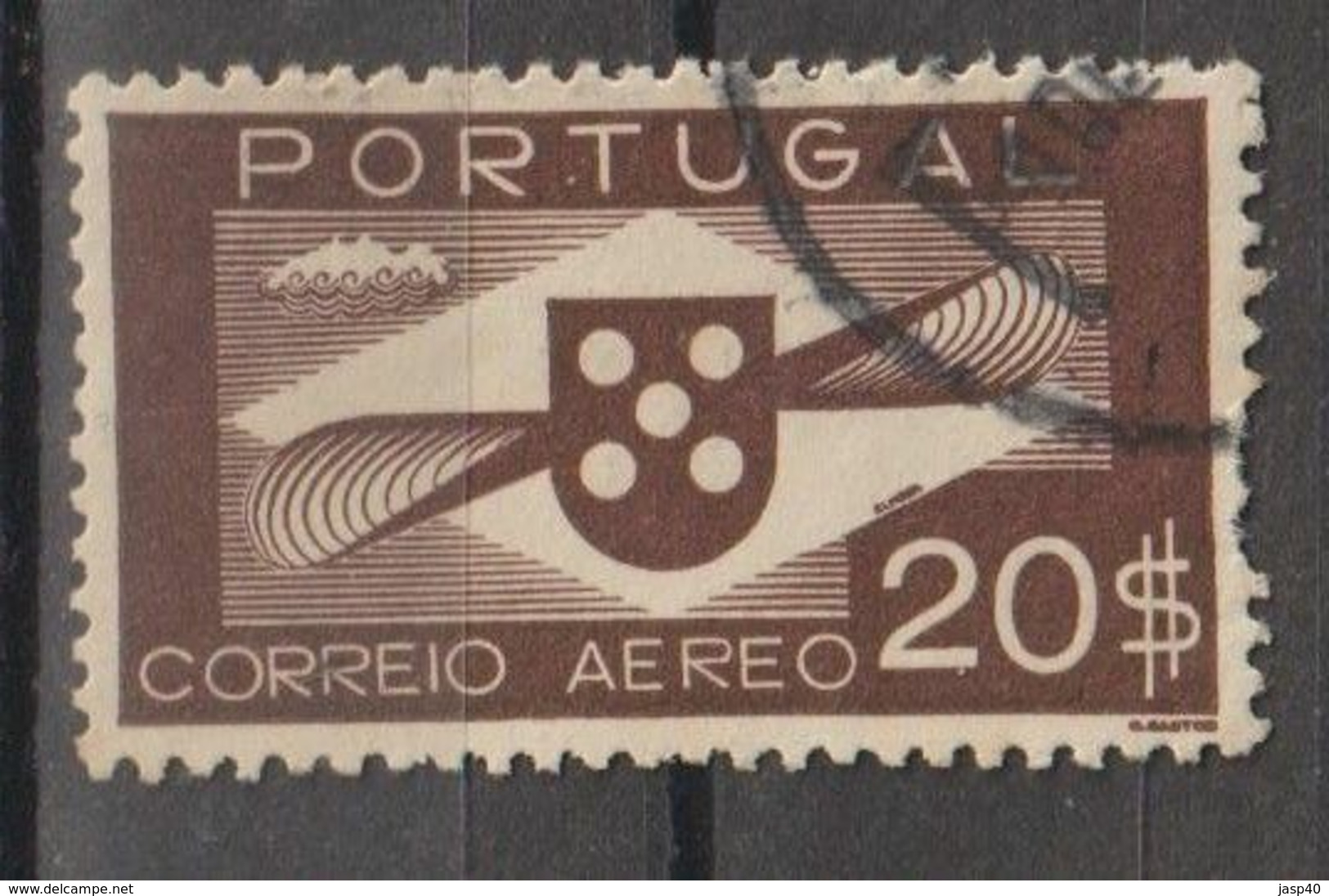 PORTUGAL CE AFINSA CORREIO AEREO 9 - USADO - Used Stamps