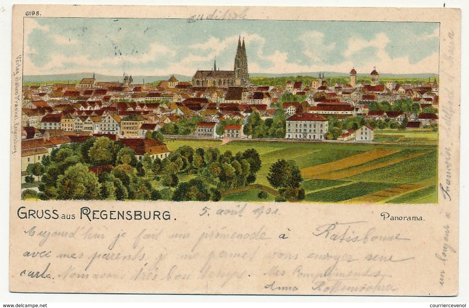 CPA - REGENSBURG (Bavière) - Gruss Aus Regensburg - Panorama)… - Regensburg