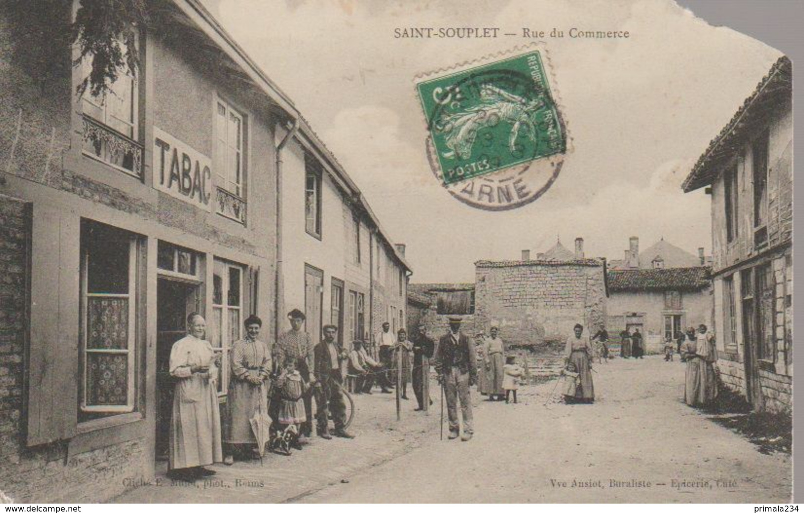 SAINT SOUPPLET SUR PY - RUE DU COMMERCE - Saint Remy En Bouzemont