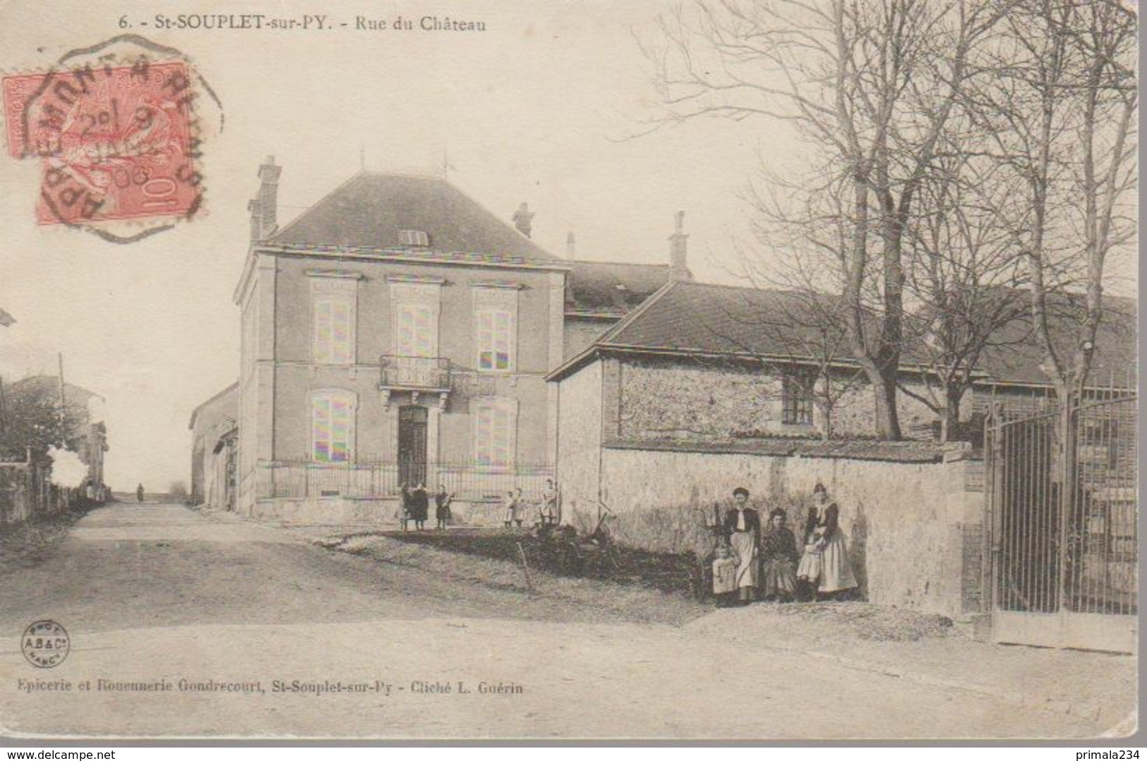 SAINT SOUPPLET SUR PY - RUE DE CHALONS - Saint Remy En Bouzemont