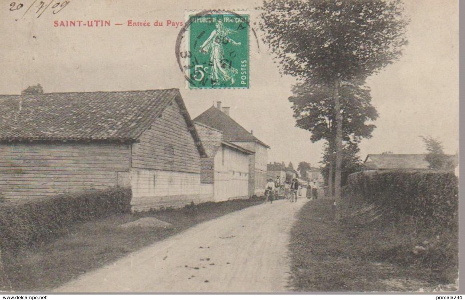 SAINT UTIN - ENTREE DU PAYS - Saint Remy En Bouzemont