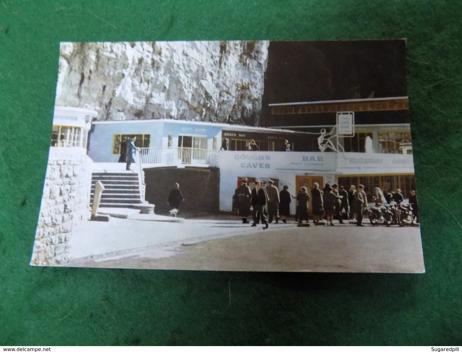 VINTAGE UK SOMERSET: CHEDDAR Entrance To Gough's Caves Colour Heal - Cheddar