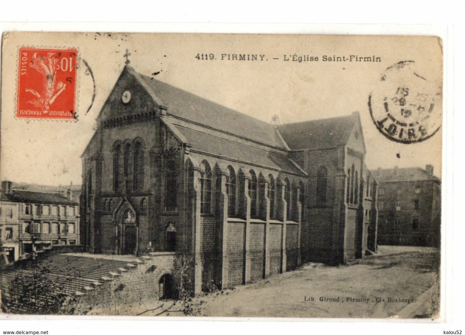 FIRMINY //      L EGLISE SAINT FIRMIN - Firminy