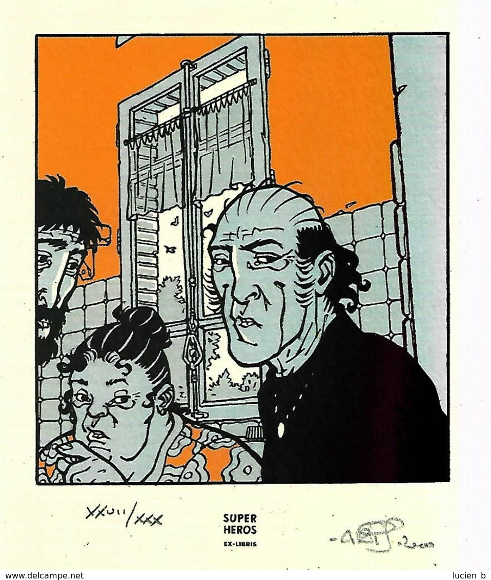 ARIS  -   Ex-libris "Le Vieux Ferrand, Tome 1" - Künstler A - C