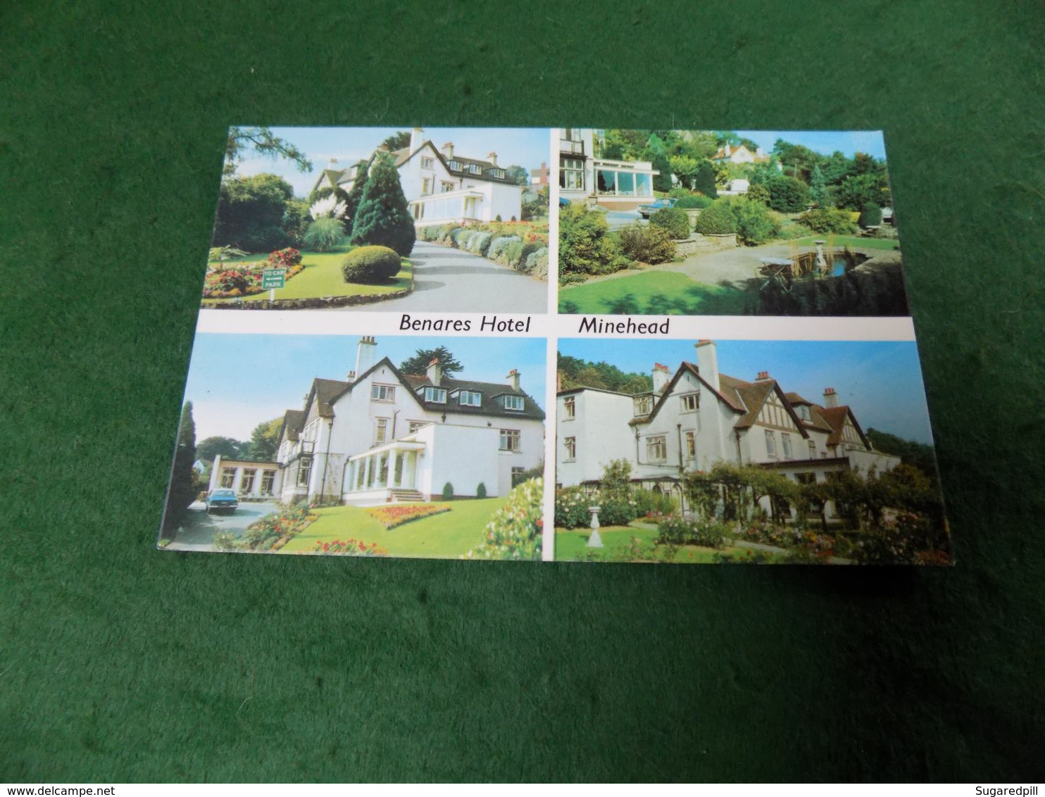 VINTAGE UK SOMERSET: MINEHEAD Benares Hotel Multiview Colour - Minehead