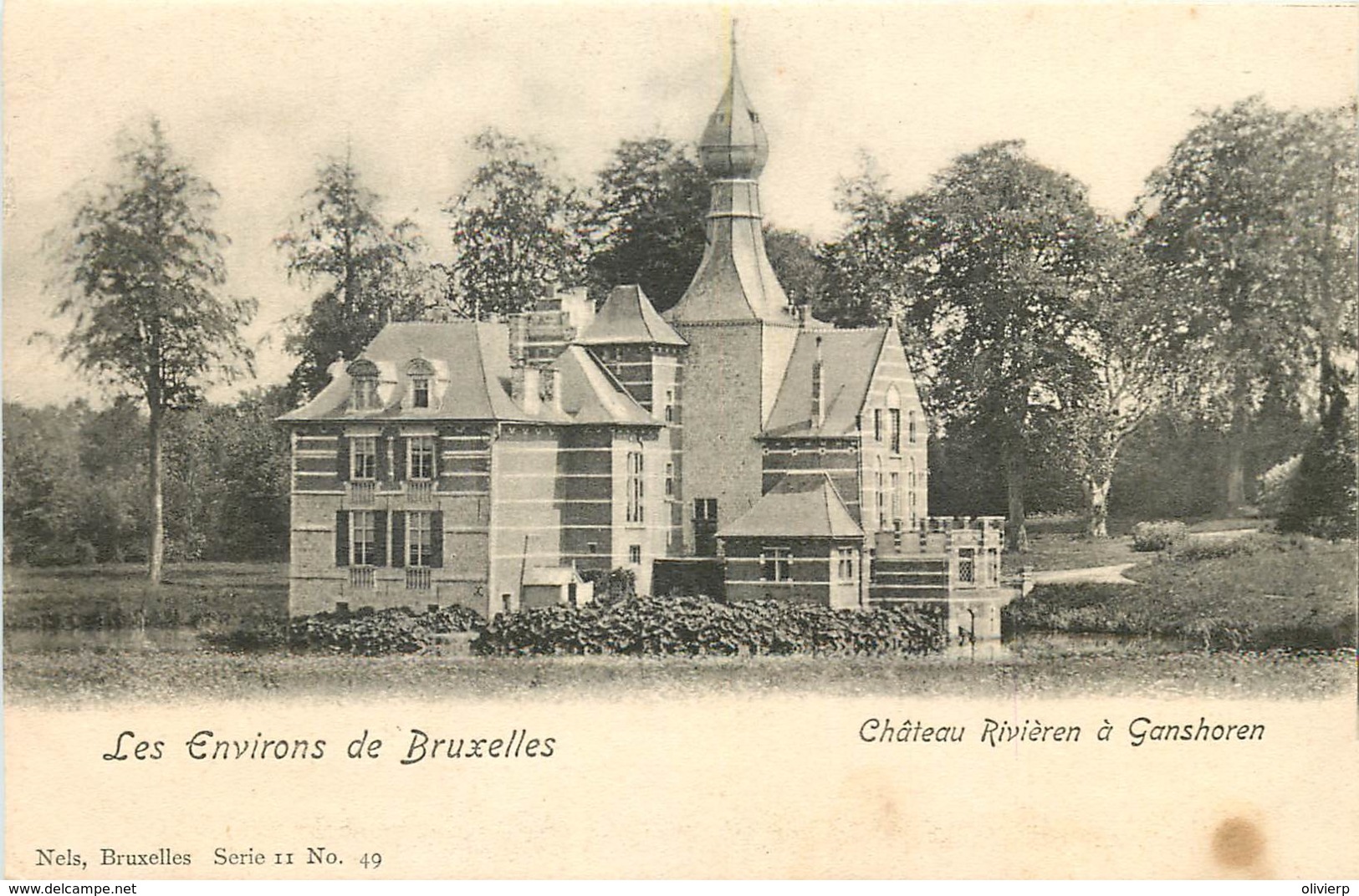 Belgique - Nels Série 11 N° 49  - Les Environs De Bruxelles - Ganshoren - Le Château Rivièren - Ganshoren