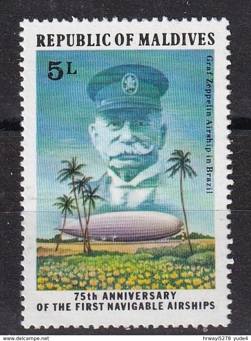 Maldives, Zeppelin MNH - Malediven (1965-...)