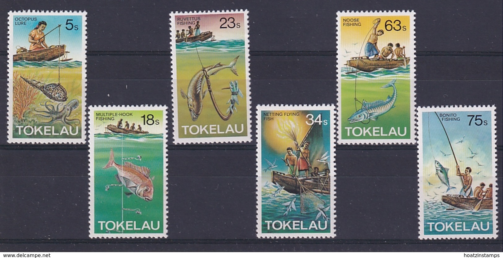 Tokelau Islands: 1982   Fishing Methods      MNH - Tokelau
