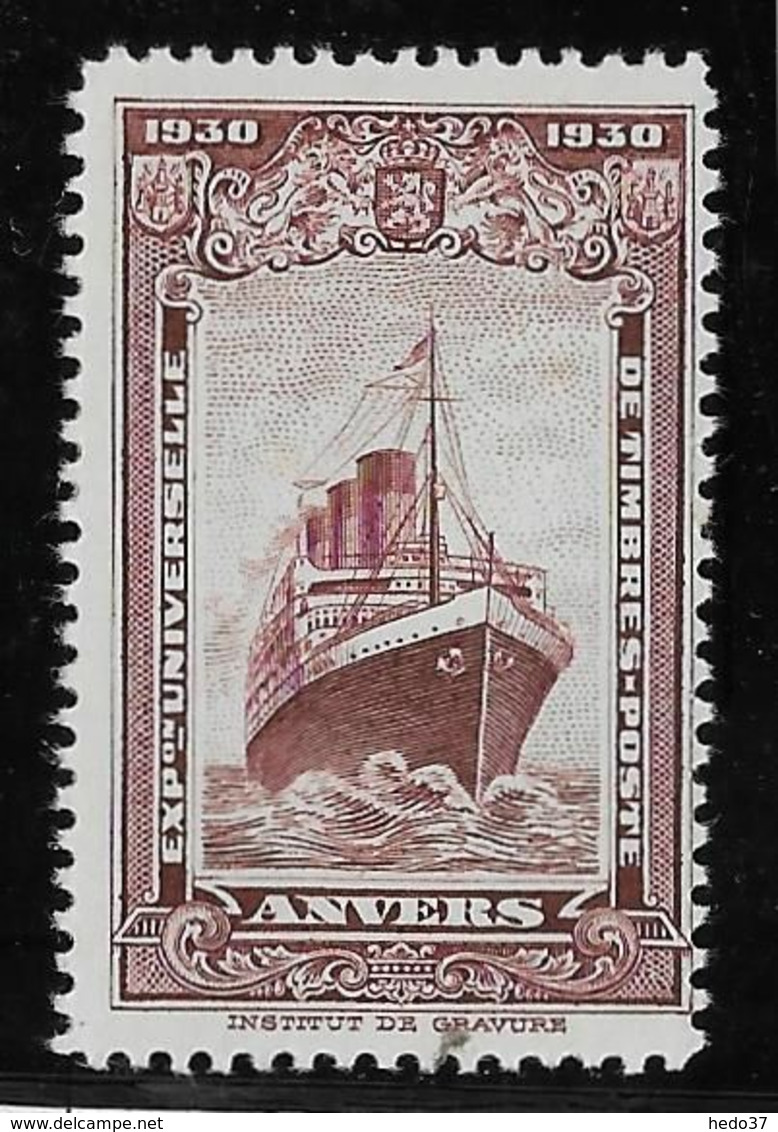 Thème Bateaux - Belgique - Vignette - Neuf Sans Gomme - TB - Barche