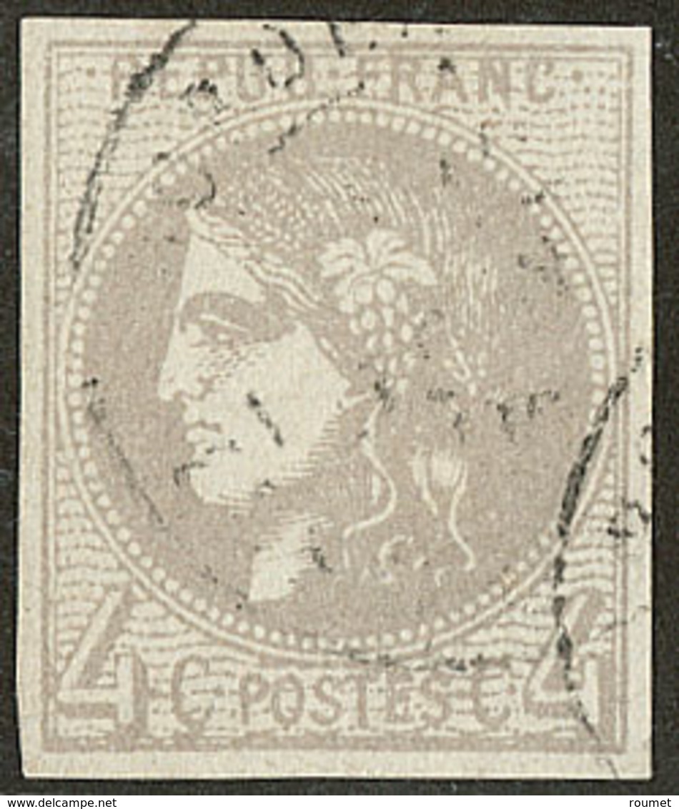 BORDEAUX. No 41Bb, Gris-lilas, Obl Cad. - TB - 1870 Emissione Di Bordeaux