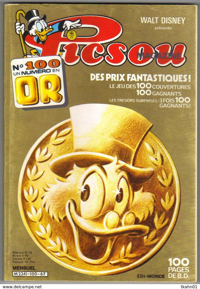 PICSOU-MAGAZINE N° 100 - Picsou Magazine