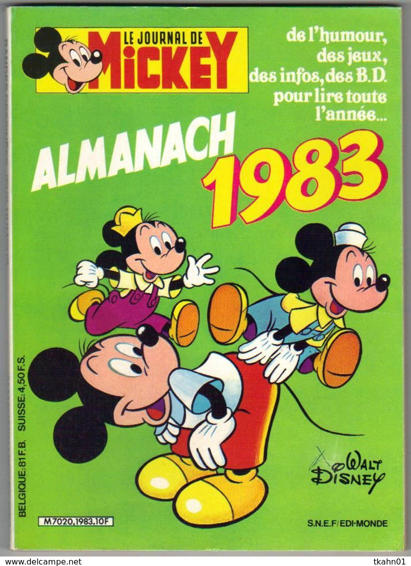 ALMANACH DE MICKEY DE 1983 - Mickey Parade