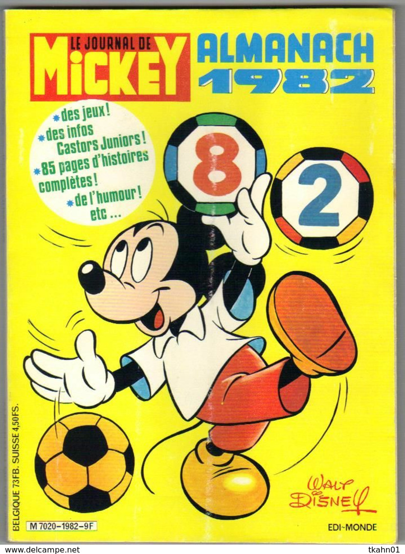 ALMANACH DE MICKEY DE 1982 - Mickey Parade