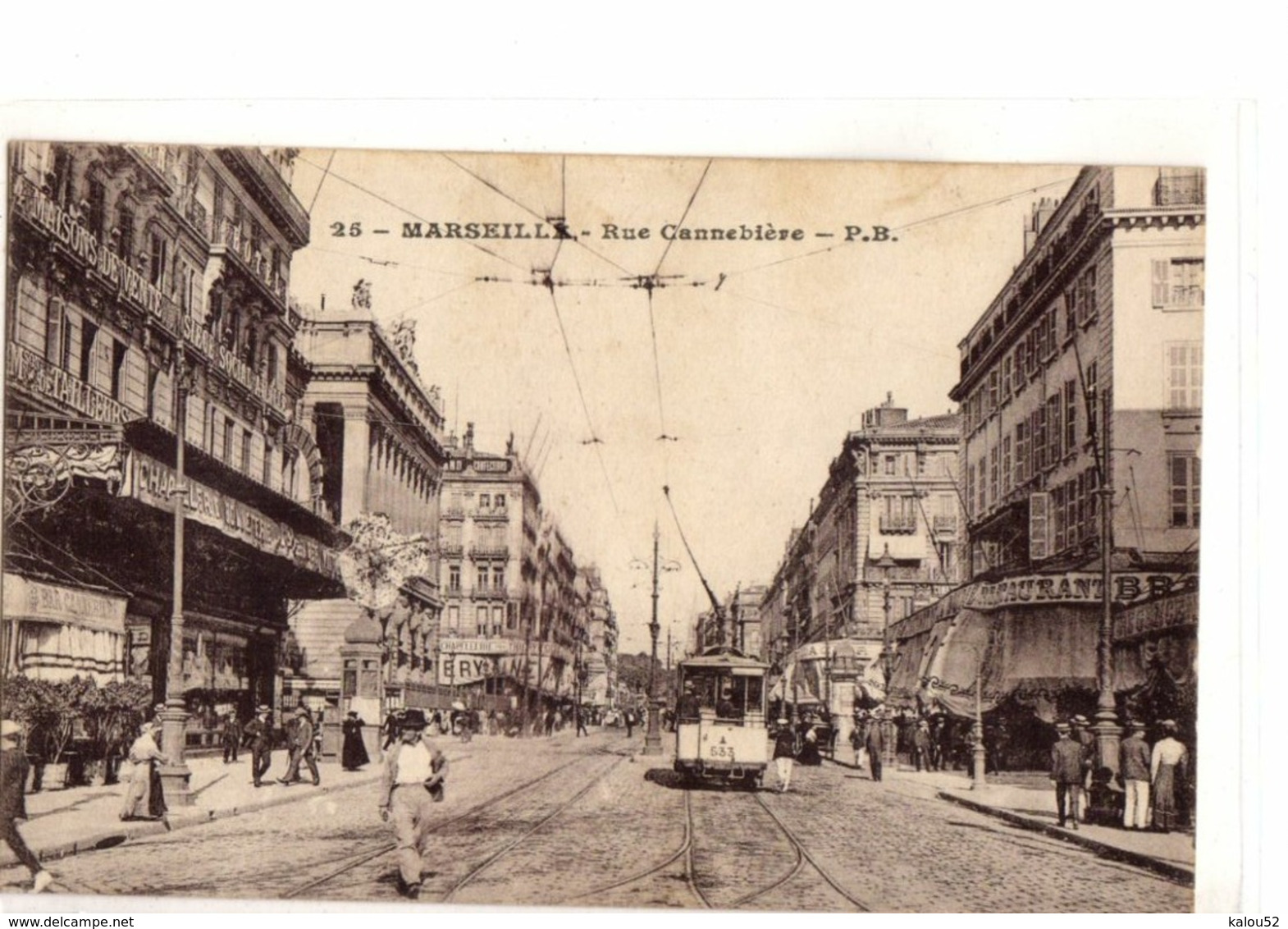 MARSEILLE        / /      RUE CANNEBIERE - Canebière, Stadtzentrum