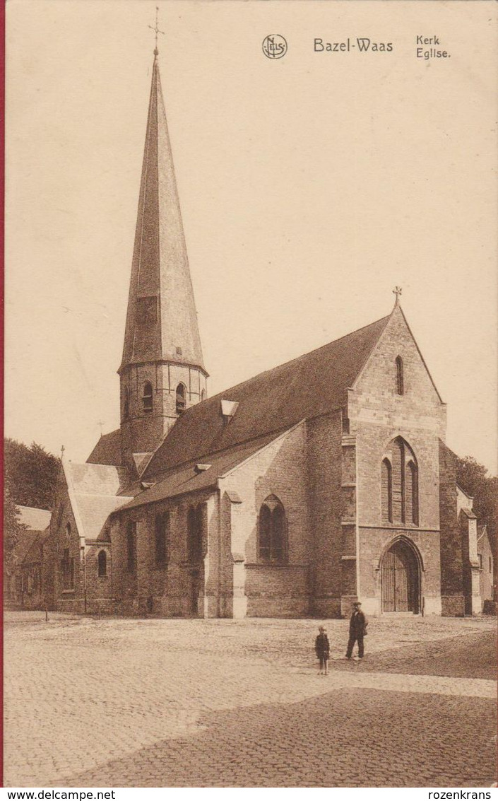 Bazel-Waas Waasland De Kerk Geanimeerd Eglise Bazel Waas (in Zeer Goede Staat) - Kruibeke