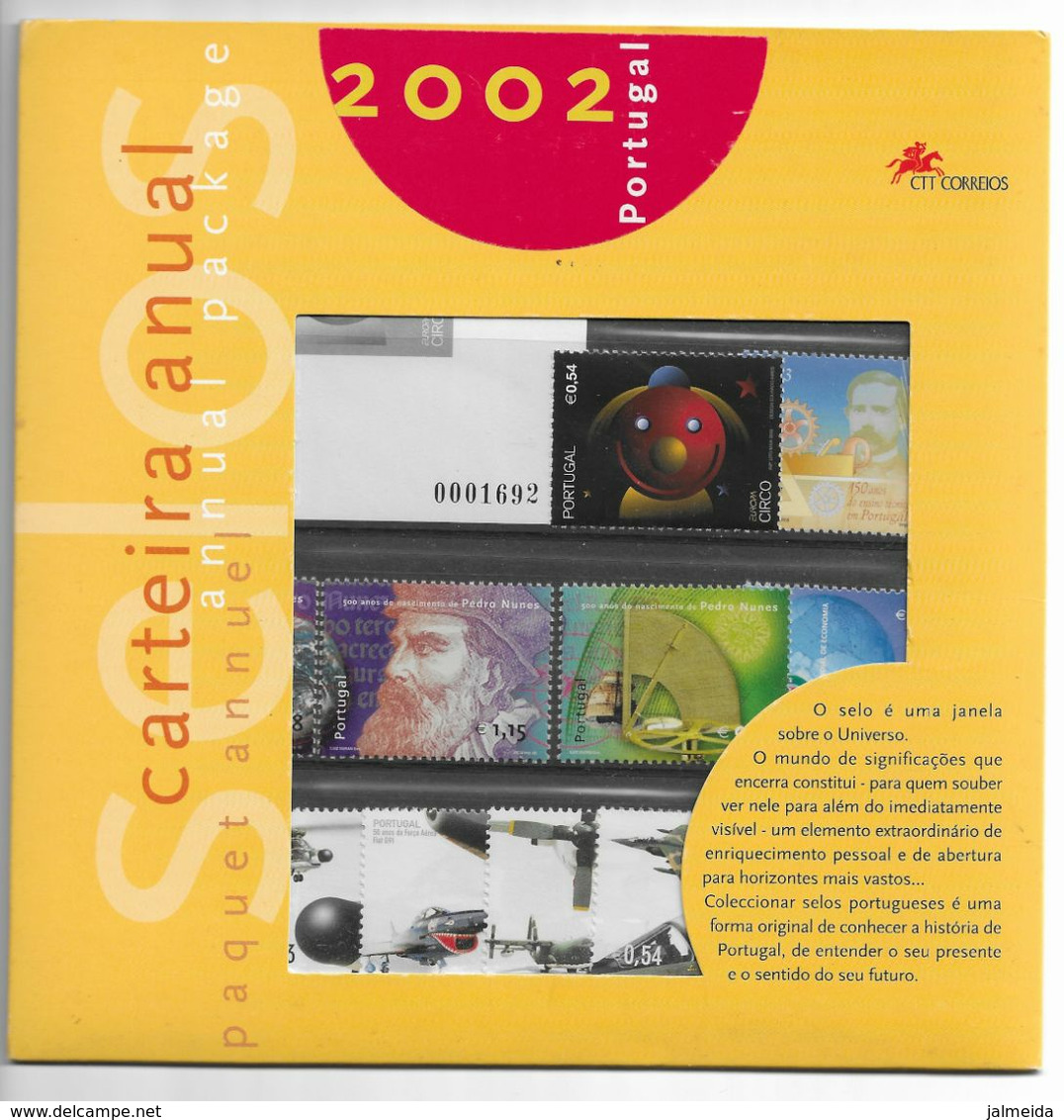 Portugal – 2002 – Carteira Anual - Livre De L'année