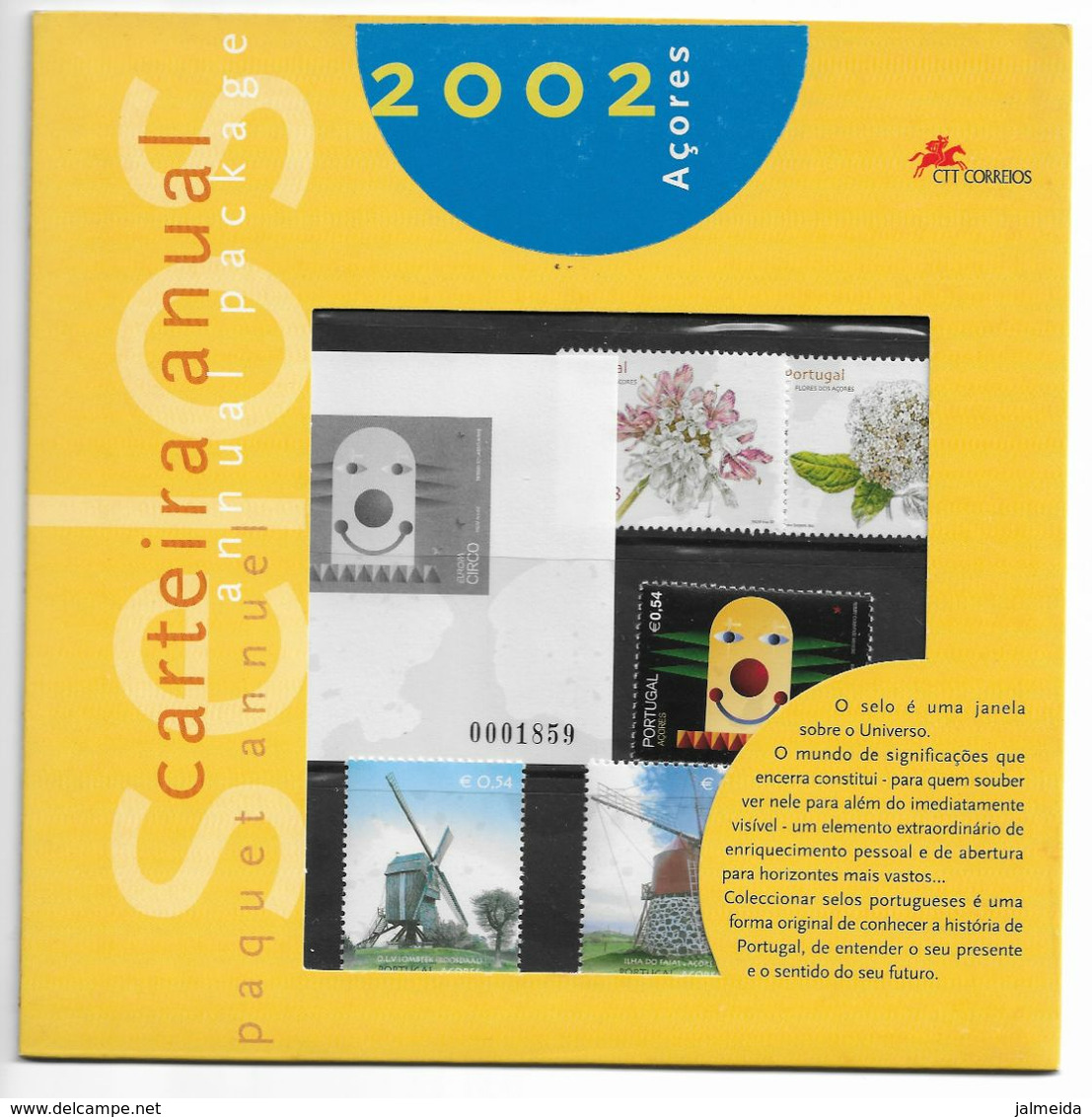 Portugal – 2002 – Carteira Anual – Açores - Buch Des Jahres