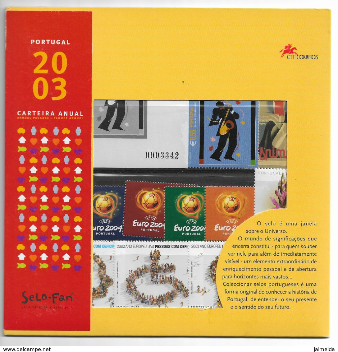 Portugal – 2003 – Carteira Anual - Libro Dell'anno