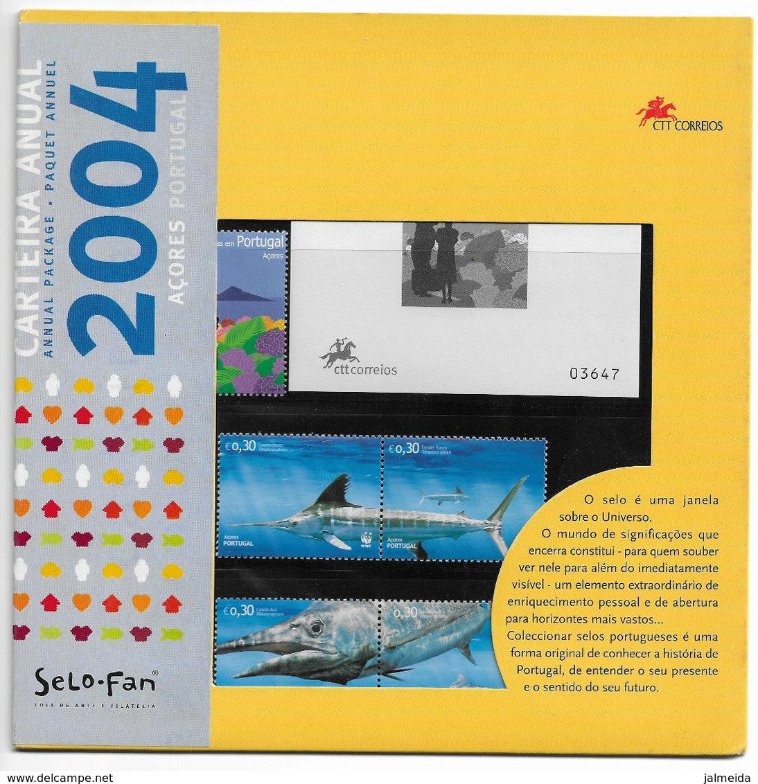 Portugal – 2004 – Carteira Anual – Açores - Book Of The Year