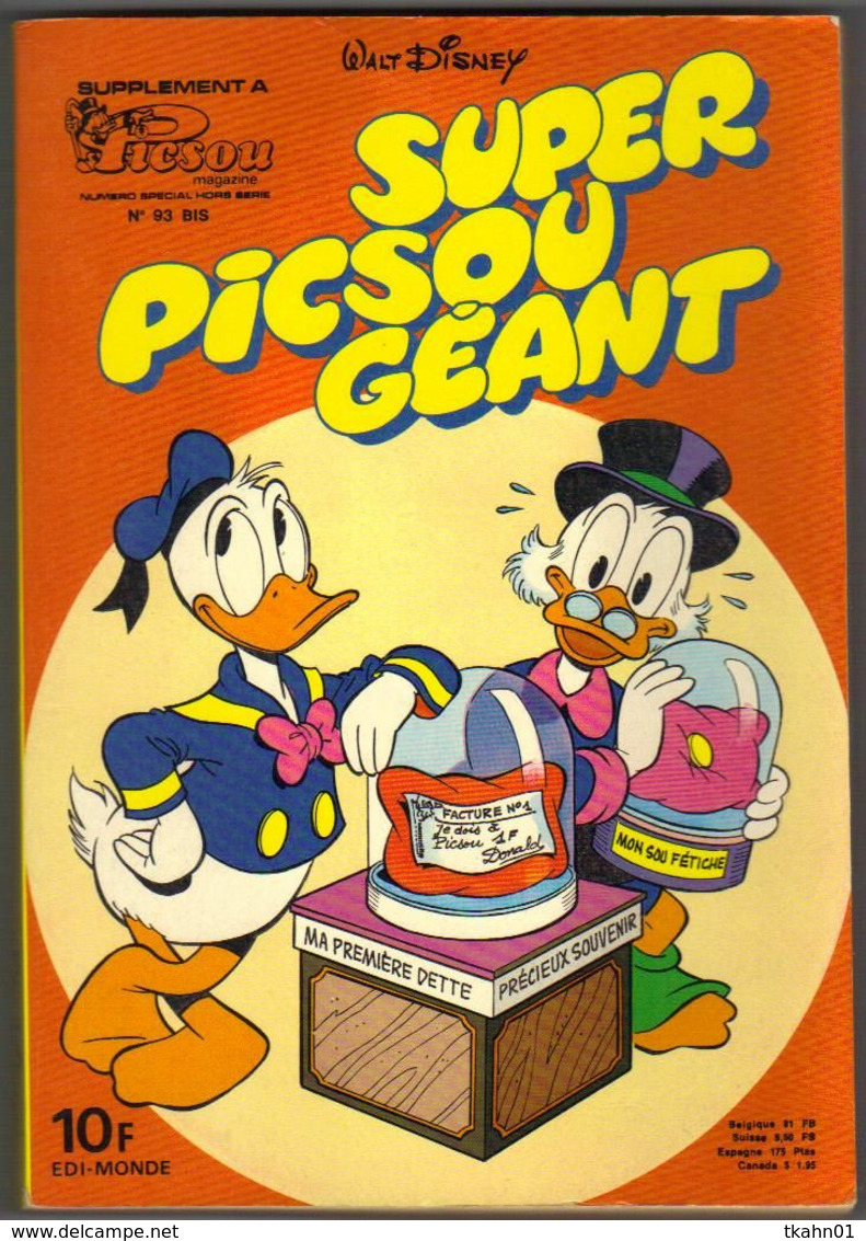 SUPER PICSOU GEANT N° 93-BIS - Picsou Magazine