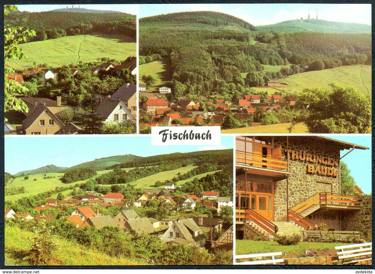 E0157 - Fischbach - Auslese Bild Verlag Bad Salzungen - Sonderstempel - Waltershausen