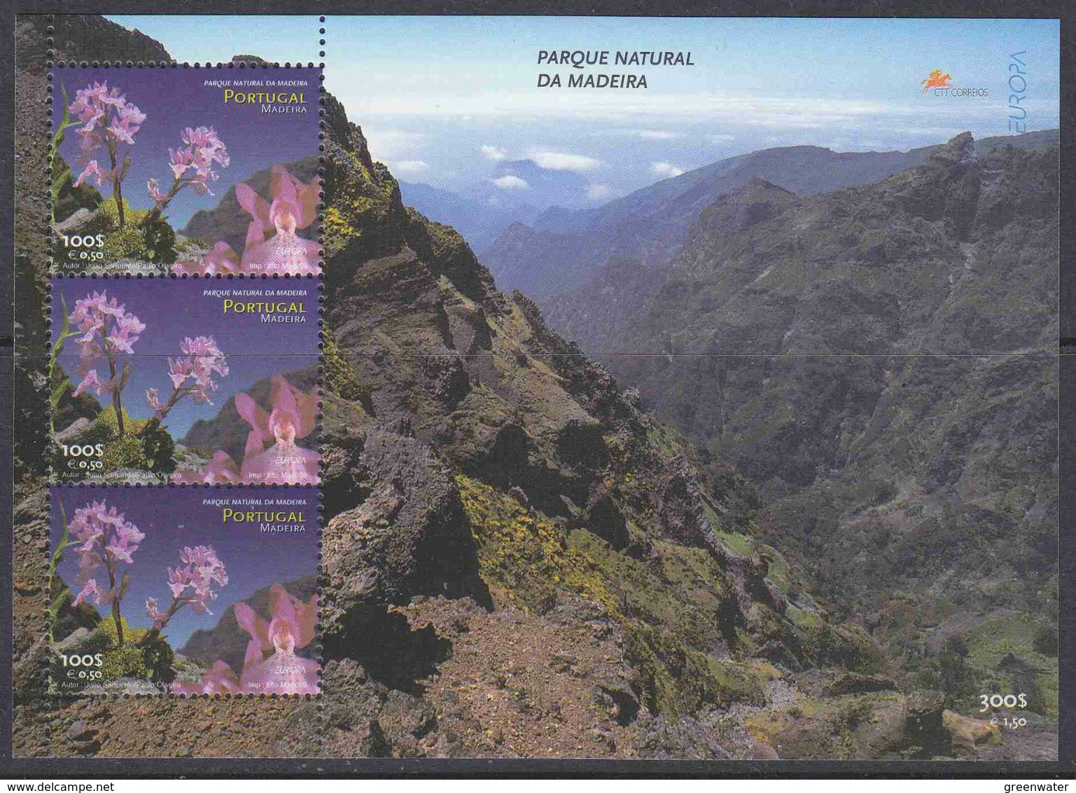 Europa Cept 1999 Madeira M/s  ** Mnh (49760A) @ Face - 1999