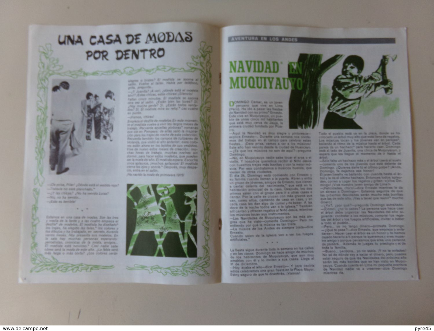 " Adelante " Revista Para Los Jovenes De Todo El Mundo N° 3 Décembre 1974 - Children's