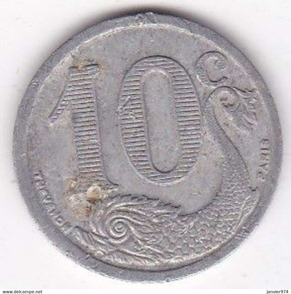 17 Charente Maritime. La Rochelle. Société Du Commerce. 10 Centimes 1922, En Aluminium - Monétaires / De Nécessité