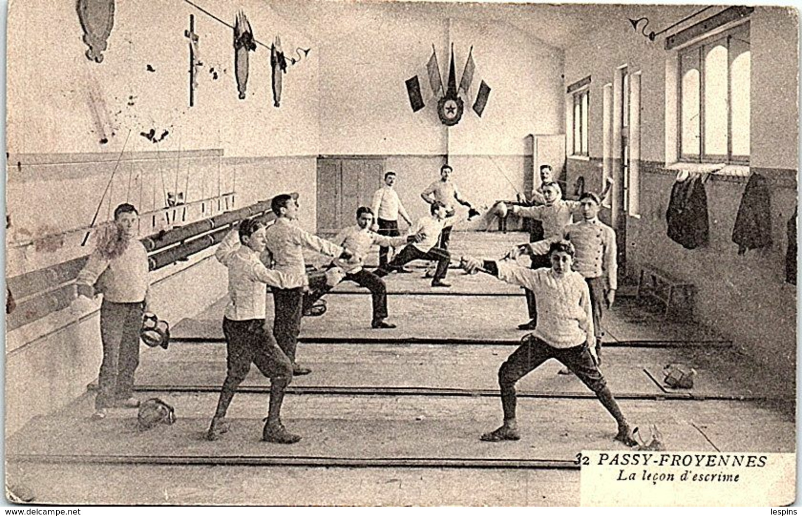 SPORTS - ESCRIME -- Passy Froyennes  - Belgique - La Leçon D'Escrime - Fencing