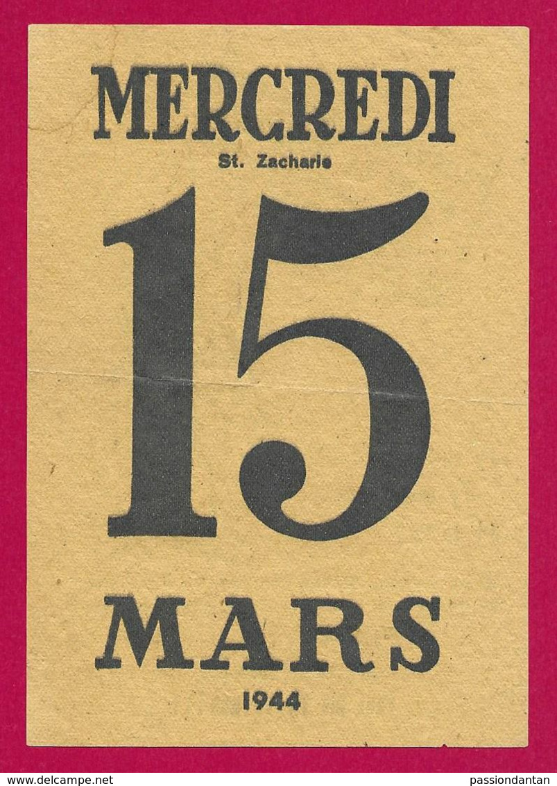 Document De Propagande Allemand Seconde Guerre Mondiale - Mercredi 15 Mars 1944 - 1939-45