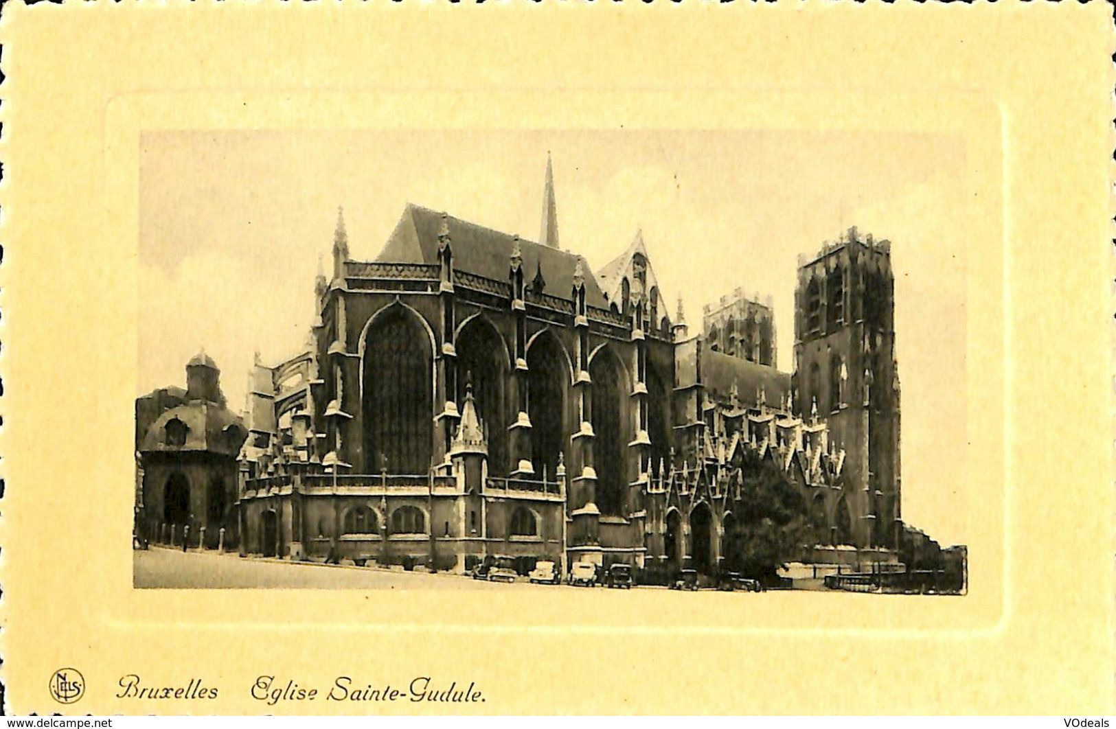 030 616 - CPA - Belgique - Brussel - Bruxelles - Eglise Sainte-Gudule - Monumenti, Edifici