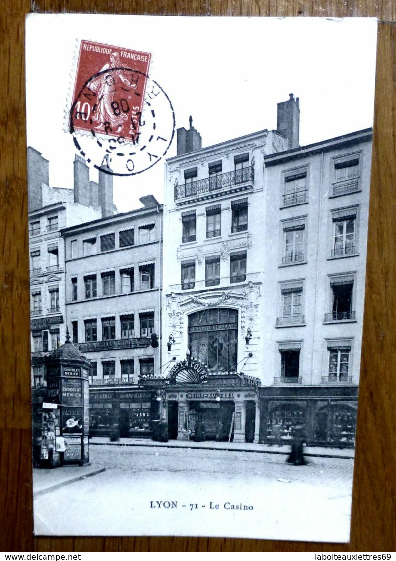 CARTE POSTALE ANCIENNE LYON - 71 - LE CASINO - Lyon 2