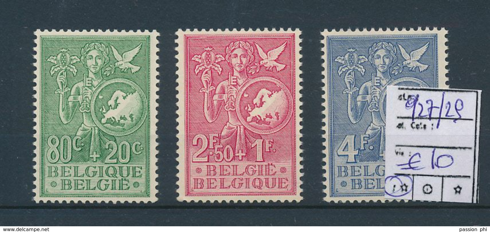 BELGIUM  COB 927/29 MNH - Unused Stamps