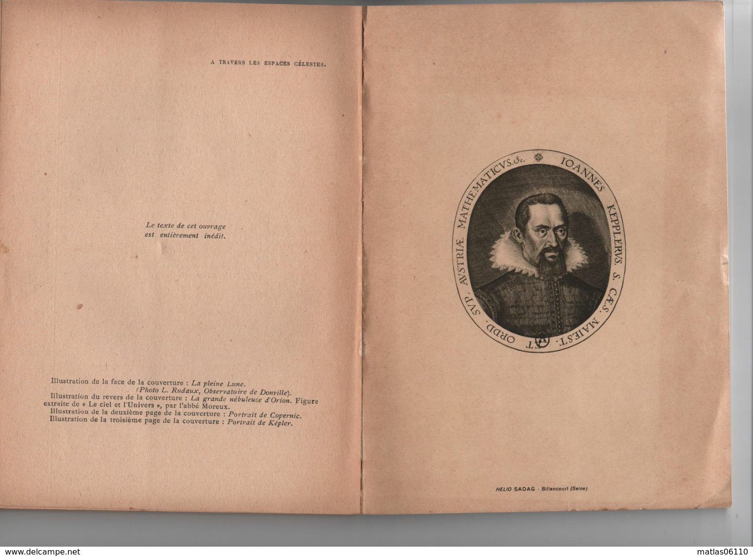 ASTRONOMIE- 1934 - A Travers Les Espaces Célestes - De  L'Abbé MOREUX   Ed Flammarion - Astronomia