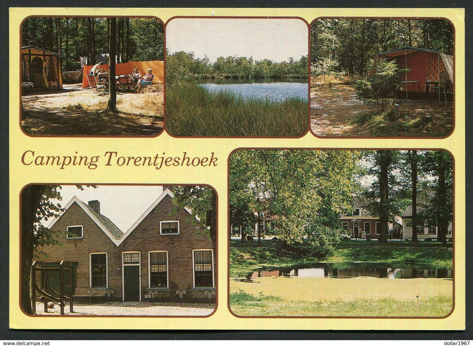 Camping Torentjeshoek, Leeuweriksveldweg 1 ,Dwingeloo - Not Used -  See The 2  Scans For Condition. ( Originalscan !!! ) - Dwingeloo